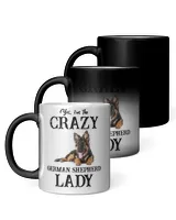 German Shepherd GSD Womens Yes Im The Crazy German Shepherd Lady funny 329 Dog Lover