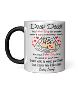 Dear Daddy I Can't Wait To Meet You Father's Day Mug 4