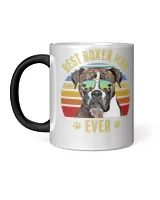 Boxer Best Dog Mom Ever Retro Sunset Beach Vibe 243