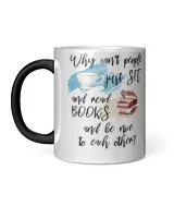 Book Reader Funny Book Lover GiftWhy Cant People just Sit and Read Books 303 Reading Library