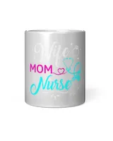 RD Wife Mom Nurse Womens RN LPN Mothers Day Gift For Nurses Shirt