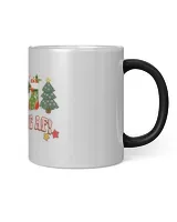 Merry Christmas Fesstive Af Magic Mug, Mistletoe and tree rotor Christmas Sock