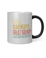 Dad Grandpa Great-Grandpa Mug - Great Grandpa Pregnancy Announcement, Great-Grandpa Gift, Family Baby Announcement Mug