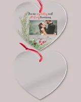 Transparent Acrylic Ornament - Heart-2sides