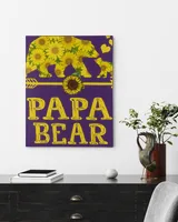 Papa Bear Sunflower Fathers Day