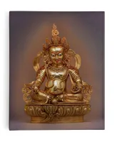 Dzambhala | Wealth Deity Thangka | Vajrayana Canvas