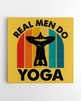 Real Men Do Yoga retro vintage | gift for Father's day and yoga lovers