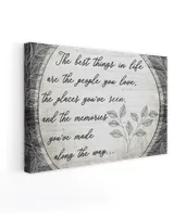 The Best Things In Life | Gift For Family, Gift For Friend, Motivational Quote Canvas.