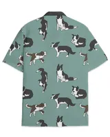 Border Collie Hawaiian Shirt