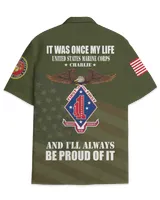 1st Battalion 1st Marines Charlie Company Hawaiian Shirt