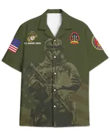 2nd Battalion 2nd Marines Golf Company Hawaiian Shirt