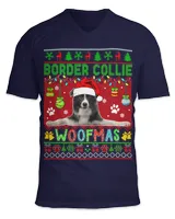 Border Collie Christmas Woof Santa Border Collie Dog Lover 24