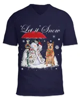 Australian Cattle Santa Dog Christmas Snowman Xmas Pajama 353