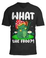 Frog Gift What The Frog Aesthetic Mushroom