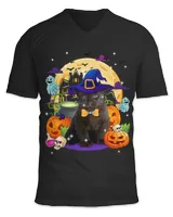 Panther Gift Halloween Costume With Moon Pumpkin Boo Kids Girl