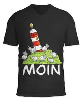 Sheep Lover Moin North Sea Lighthouse Motif I North Sea Island Sheep