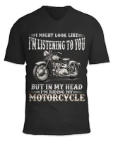 Riding my motorcycle