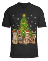 Cat Bengal Christmas Tree Funny Cat Lover Cat Owner 287