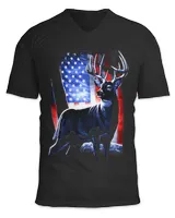 Buck American Flag Deer Hunting