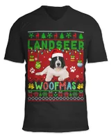 Landseer Christmas Woof Santa Landseer Dog Lover Owner 31