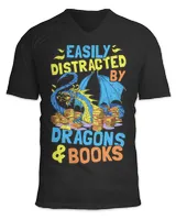 Book Dragon Lover Apparel for Bookworms Reading Librarian 3331