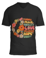 Groovy Love Peace Inclusion Equality Diversity Human Rights