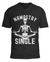 Namastay Single Funny Yoga Funny Valentines Day