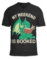 My weekend is Booked Nerdy Book Lover saying 1