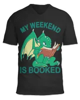 My weekend is Booked Nerdy Book Lover saying