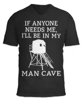 Mens Deer Blind Man Cave Funny Hunter Dad Grandad Hunting Season