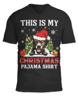 Bully Dog This Is My Christmas Pajama Pitbull Christmas Ornament 308 Pitbull Dog