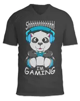 Pandas Shhh Im Gaming Cute Kawaii Panda Bear Funny Fun