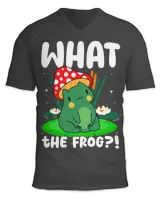 Frog Gift What The Frog Aesthetic Mushroom