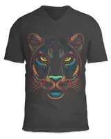 Panther Gift Graffiti Pop Art Of Panther Animal Graphic Tee for Men Women