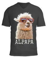 Llama Lover Alpaca Papa Alpapa Lama Daddy Cute Alpaca Dad Fathers Day