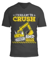Im Ready To Crush nd Grade Excavator Back To School Kids