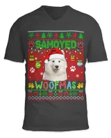 Samoyed Christmas Woof Santa Samoyed Lover Owner Family 39