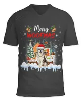 Merry Woofmas Alaskan Malamute Christmas Tree Dog Lover Xmas 107