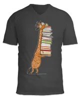 Read Books Bookworms Librarian Funny Giraffe Book Lovers