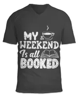 My weekend is All Booked distressed Design with Books 1