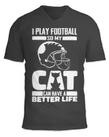 Footballer Cat Player American Football9