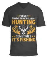 Mens Deer Hunting Trout Fishing Fish Fishing Deer Hunter