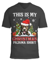 Bully Dog This Is My Christmas Pajama Pitbull Christmas Ornament 308 Pitbull Dog