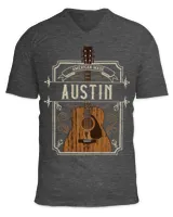 Guitarist Vintage Austin Country Music Guitar Player Souvenirs Guitar
