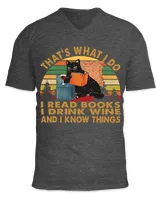 Book Reader Thats What I Do I Read Books I Drink Coffee and I Know Things Vintage Cat Books Reading Fan