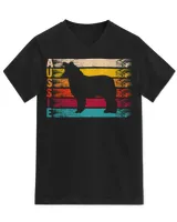 Australian Shepherd  Retro Aussie Shepherd Dog Lover Gift T-Shirt