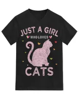 Just a Girl Who Loves Cats QTCAT100223A7