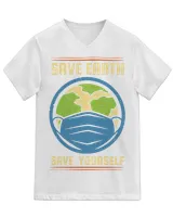 Save Earth Save Yourself (Earth Day Slogan T-Shirt)