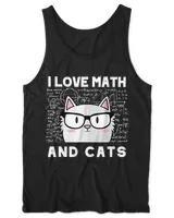 I Love Math And Cats, Funny Mathematics Teacher, Cat Lovers QTCAT140123A9