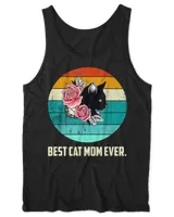 Vintage Black Cat Best Cat Mom Ever Meow Kitty Cat Lover HOC270323A28